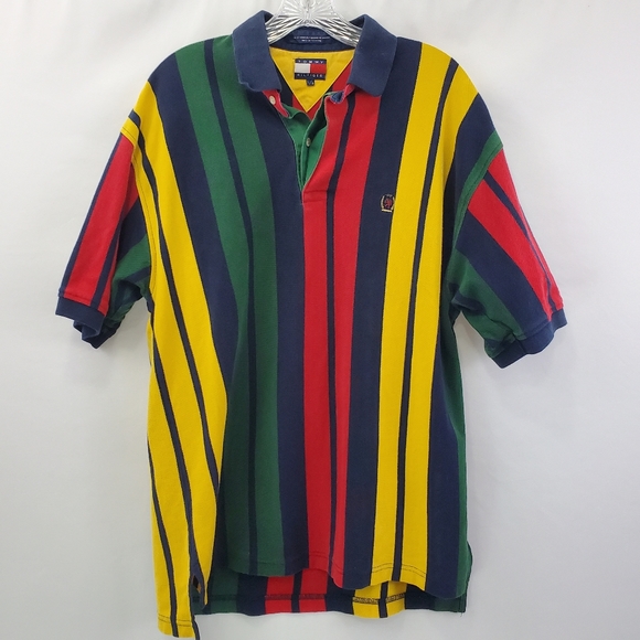 Tommy Hilfiger Other - Vintage Tommy Hilfiger stripe polo 90's style
